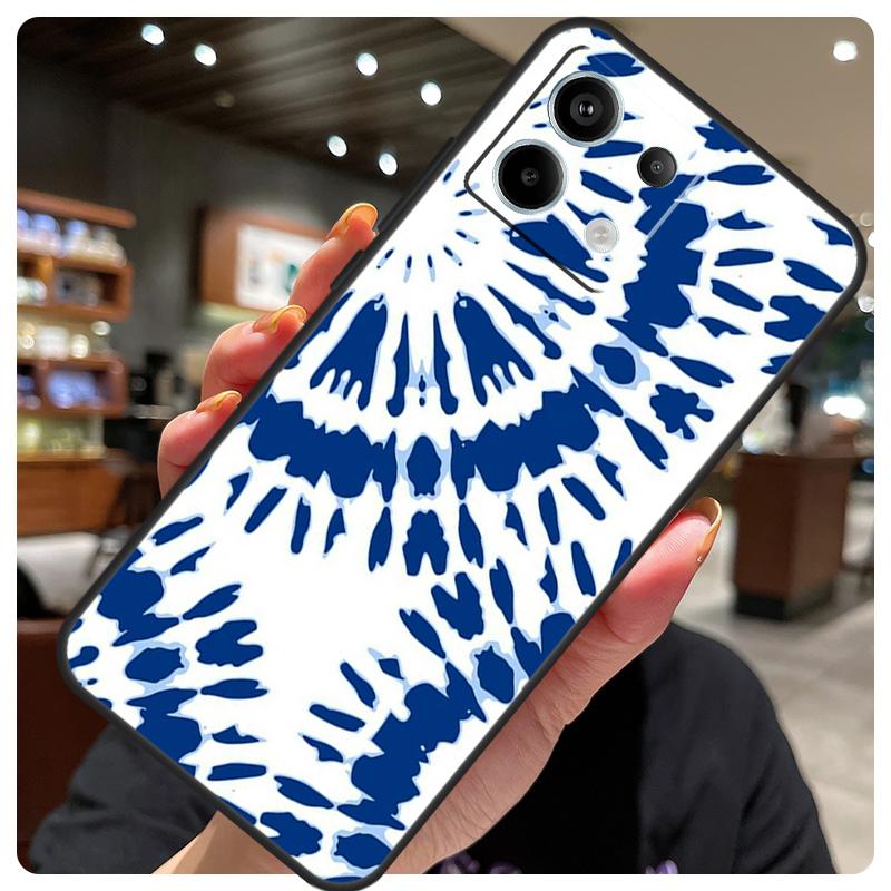 Rainbow Spiral Tie Dye Case For Xiaomi Redmi Note 13 12 9 10 11 14 15 Pro Plus Cover For Redmi 14C 10C 12C 13C 15 C