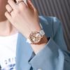 Luxury Rose Gold Simple Digital Women Quartz Watch Fashion  Silicone Sport Wristwatch Women's Dress Clock Gift Montre Femme