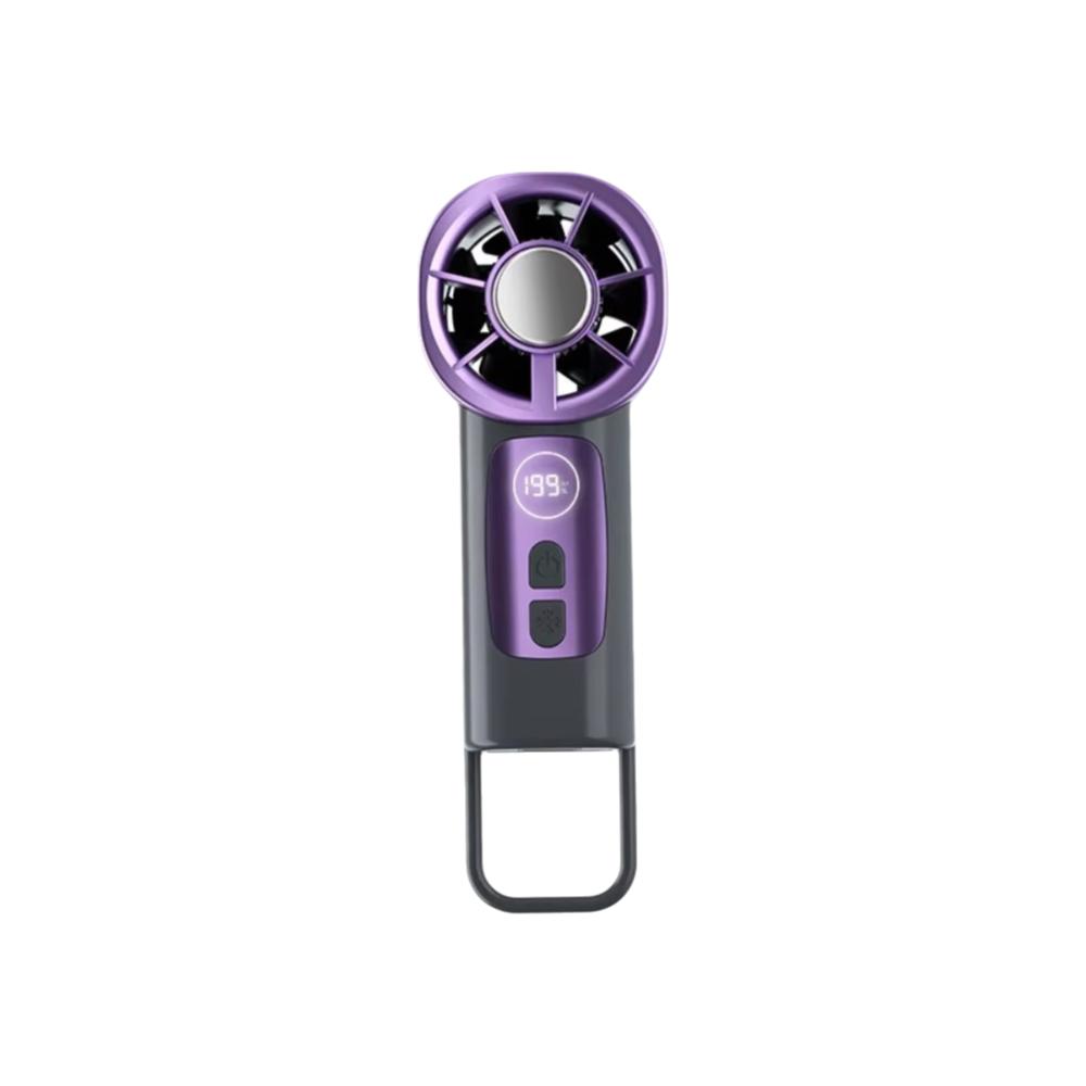 USB Charging TEC Cooling Handheld Fan 199 Speeds Rechargeable Mini Fan  Makeup серый