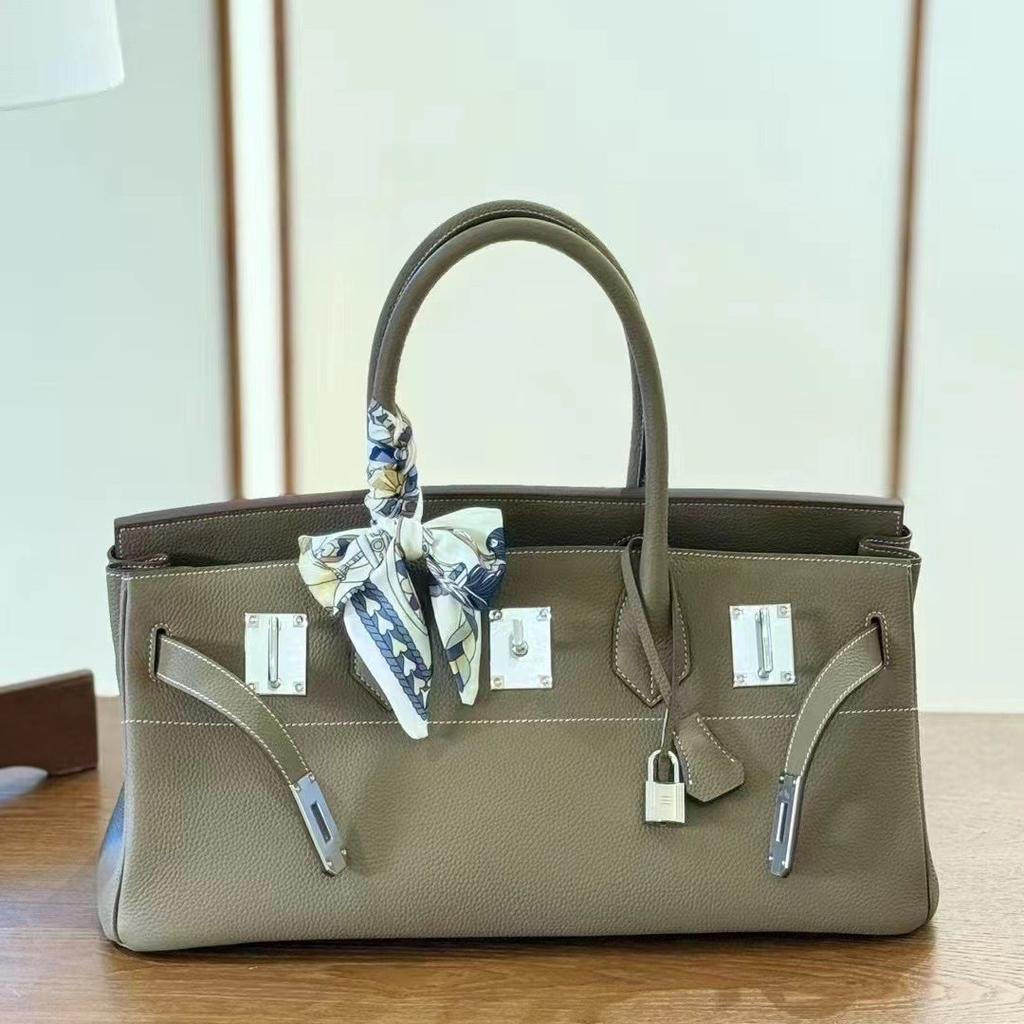 2025 nowa pozioma torba 42 pod pachę przenośna na ramię skórzana damska torba Togo pierwsza warstwa skóry bydlęcej