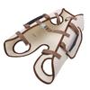 Pet Lift Harness Breathable Portable Pet Sling Carrier with Leash Shoulder Straps for Dog Cat Outing S