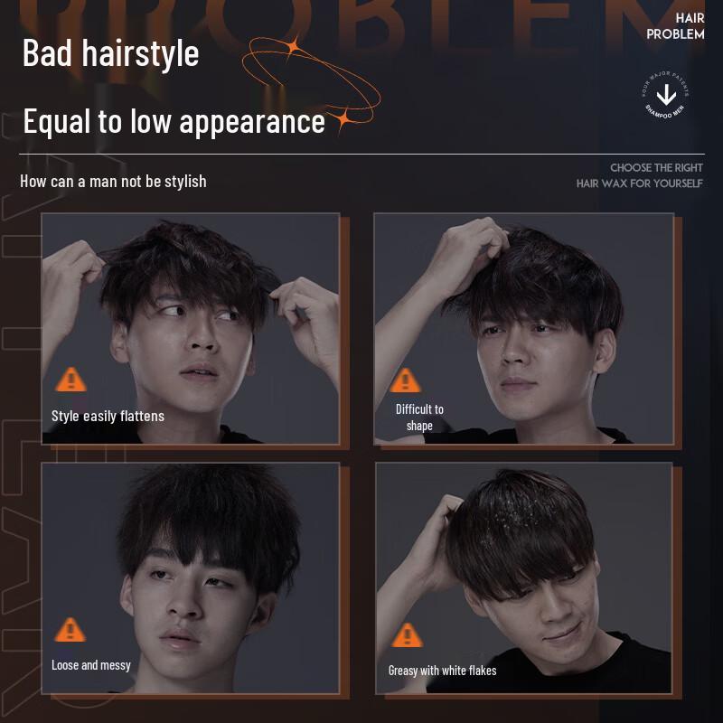 Hanfang Wugu Men's Matte Strong Hold Hair Clay