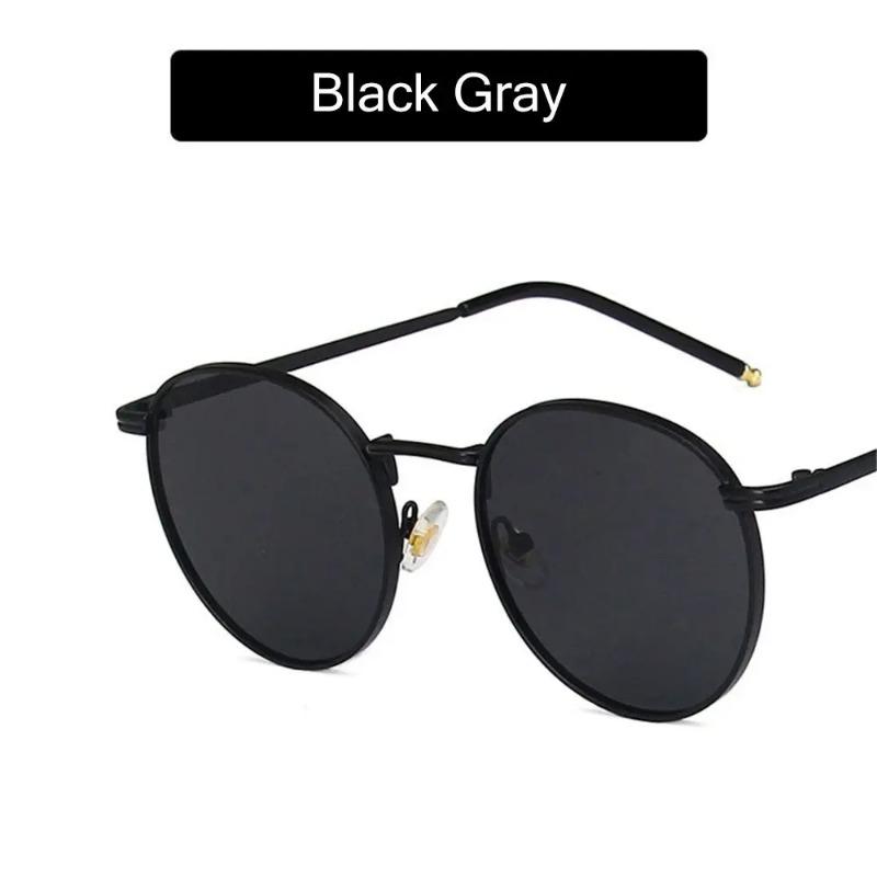 Stylish Eyeglasses Fishing Metal Frames Shades Round Sun Eyeglasses Women's Eyewear Vintage Female Male Sunglasses UV400 Gafas De Sol
