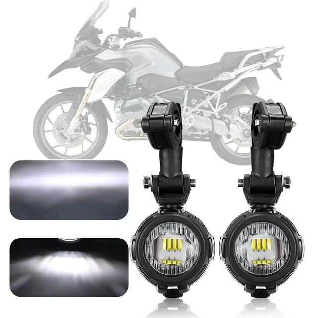 Motorcycle Driving Lights LED Auxiliary Lights BMW R1200GS F800GS ADV Yamaha MT07 MT09 CRF1000L Africa Twin Kawasaki Fog Lights