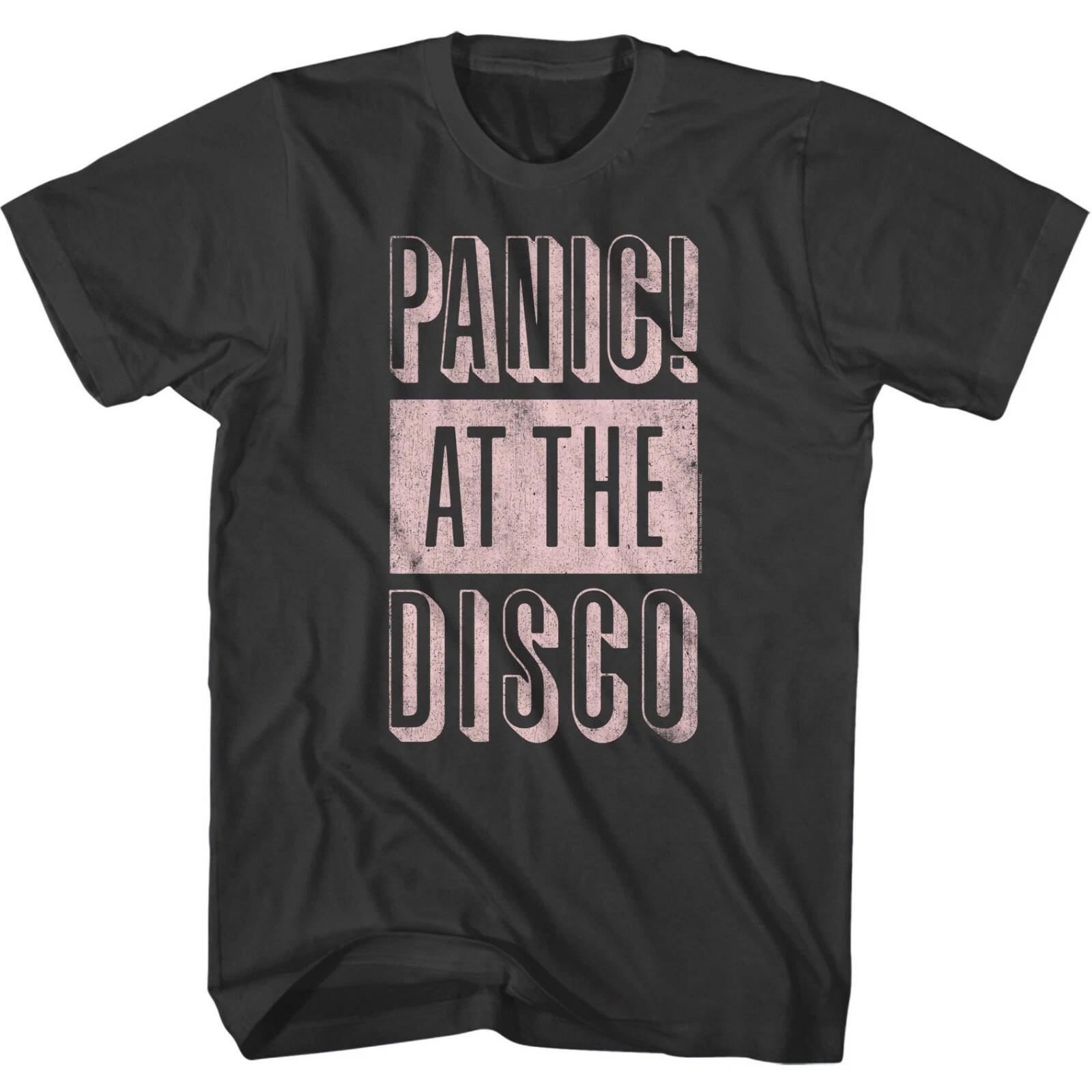 Panic At The Disco Logo Men s T Shirt Pop Rock Music Merch 2XL