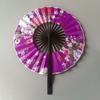 Floral Patterns Dance Fan Bamboo Craft Handheld Fan Ancient Round Folding Fan  Hanfu Accessories
