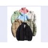 Herren Stand-up-Kragen Graphen-Baumwollmantel Herren Locker Lässig Trendig Einfarbig Vielseitig Winter Warme Jacke für Herren