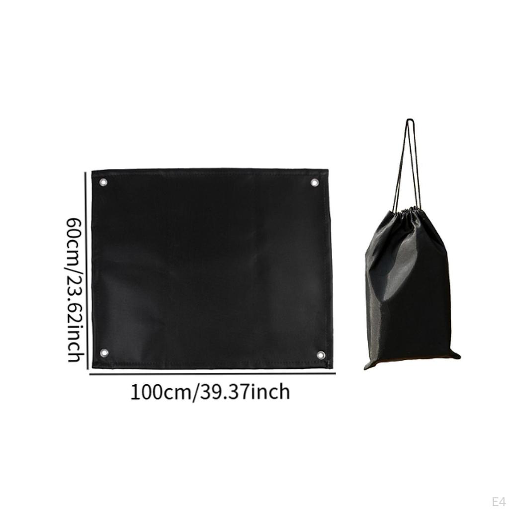 Camping Fire Pit Mat Fireproof Blanket Grill for Barbecue Yard