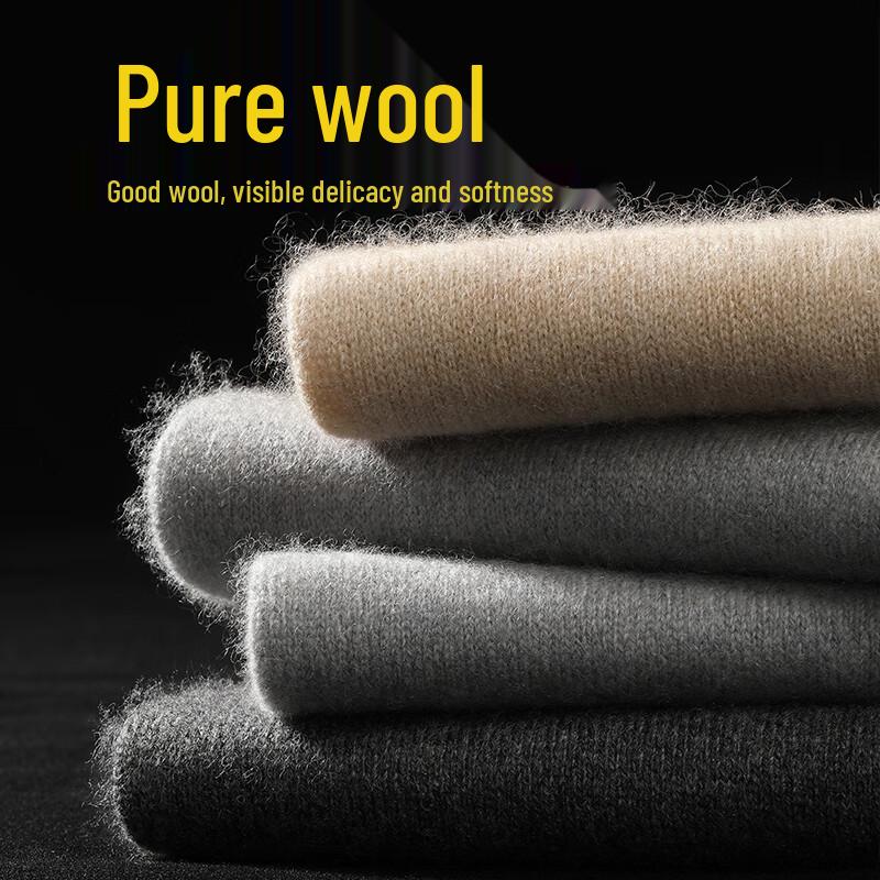 GUJIN Women's 100% Pure Wool Thermal Base Layer Pants