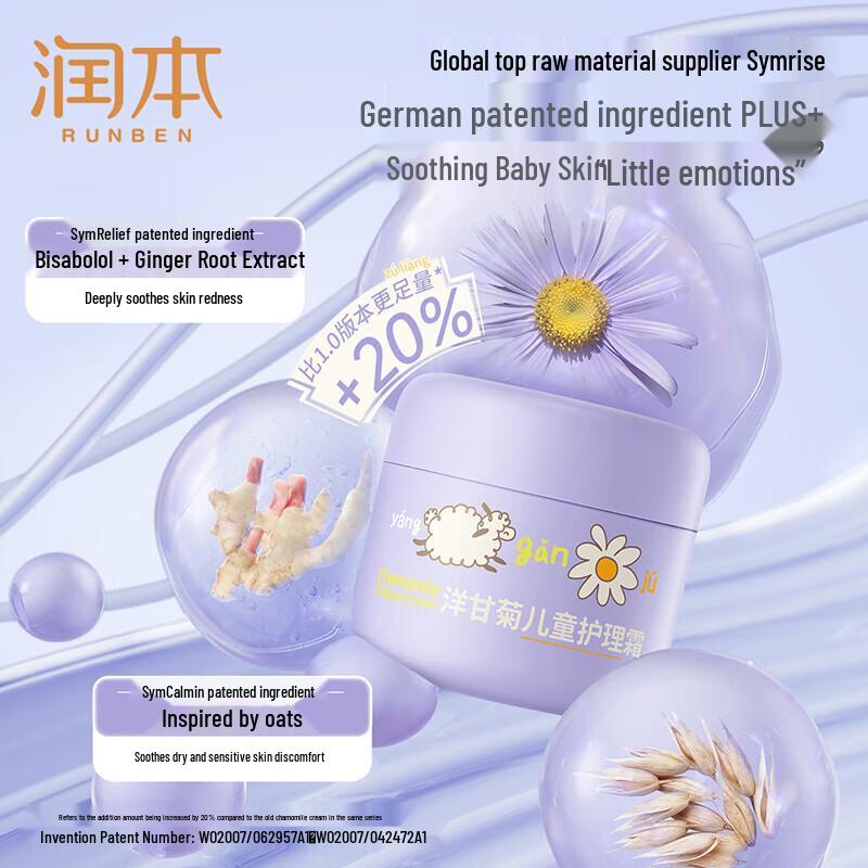 Runben Kids Hand Cream & Chamomile Cream Duo