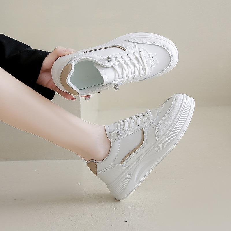 Autumn New Breathable Little White Shoes Female Students Platform Versatile Casual Sports Board Shoes