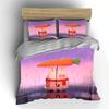 "Cartoon Pig Rainy Day Set" Soft Comfortable Duvet Cover Bedding Set Included 1*Duvet Cover & 2*Pillowcases, gift