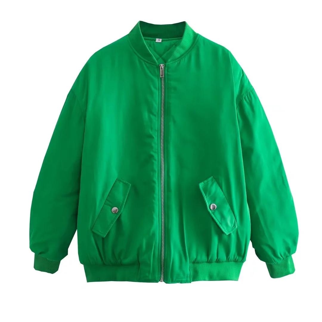 

Женские куртки-бомберы, зеленые пуховики, женская куртка-парка, зимние пальто большого размера, женская парка с подкладкой Bf, шикарная уличная одежда L зелёный