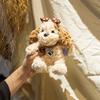 Peluche Cane Carino con Tessuto a Pelo Corto per Decorazione Stanza Bambini