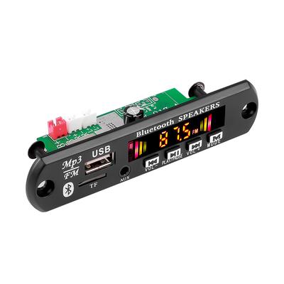 6/50W Amplifier Wireless MP3 Decoder Board Bluetooth Car MP3 Player USB Recording Module FM AUX Radio For Speaker Handsfree