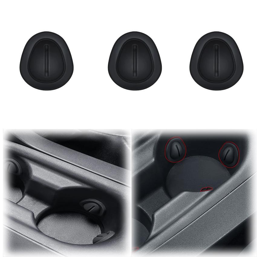 Universal Auto Getränkehalter Einsatz Begrenzer Schlitz Rutschbegrenzungsklammer Elastisches Silikagel Anti-Vibration Feste Flasche Glas Tasse Getränkehalter