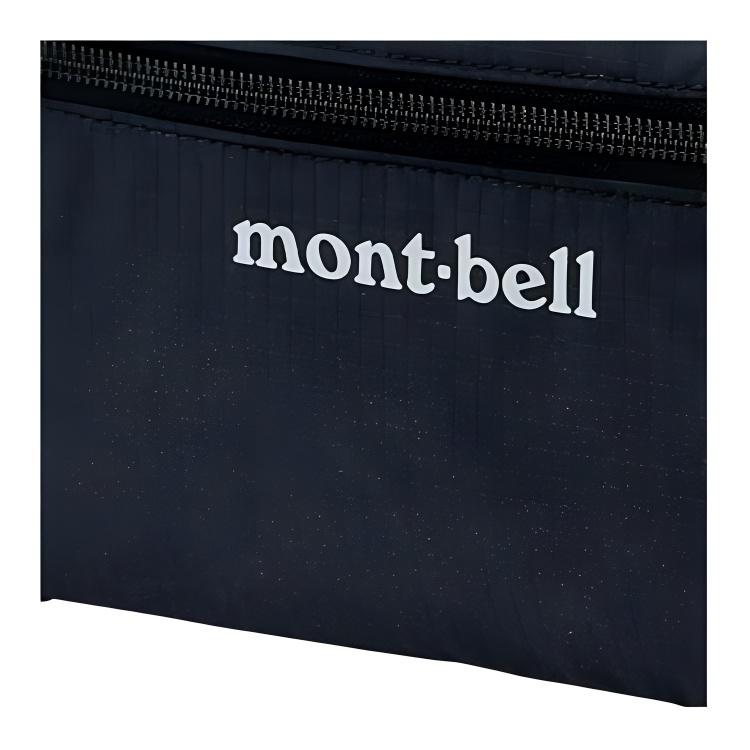 MONTBELL 2.5L Solid Nylon Polyurethane Belt Bag Medium Unisex Couple Black