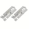 2 Sets Heavy-Duty Stainless Steel Slide Bolt Locks, Thickened Security Pin for Wooden Doors and Windows, Enhances Privacy & Safe
