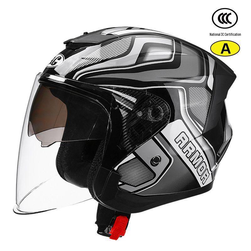 3C Certified Unisex Electric Motorcycle Helmet, All-Season, Winter Warmth