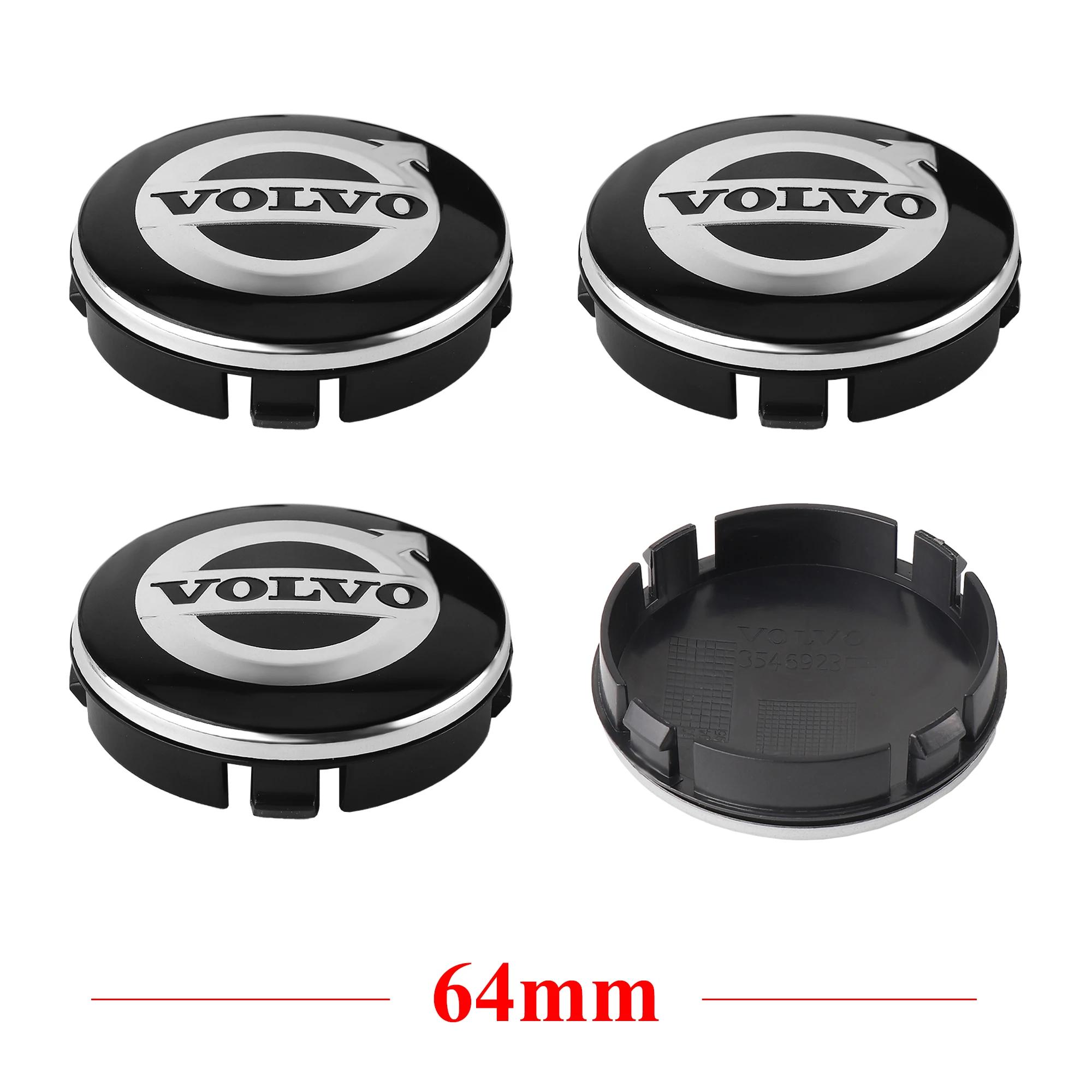 

64mm Car Hubcap Styling Wheel Center Hub Caps Covers For Volvo XC90 C30 T6 S60 C70 XC40 V40 XC70 V70 V60 V50 S80 S40 AWD V90 S90