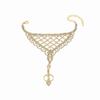 Temperament Elegant Women'S Bracelet Fashion Versatile Rhinestone Hand Chain Layered Retro Finger Chain Ring Bracelet Daily