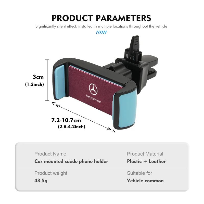 Per Mercedes Benz Porta Cellulare per Auto Clip per Bocchetta d'Aria Supporto GPS Accessori Auto C180 C300 W124 W176 W177 C200 C260 GLC CLE CLA AMG