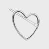 Punching Heart Hair Pin