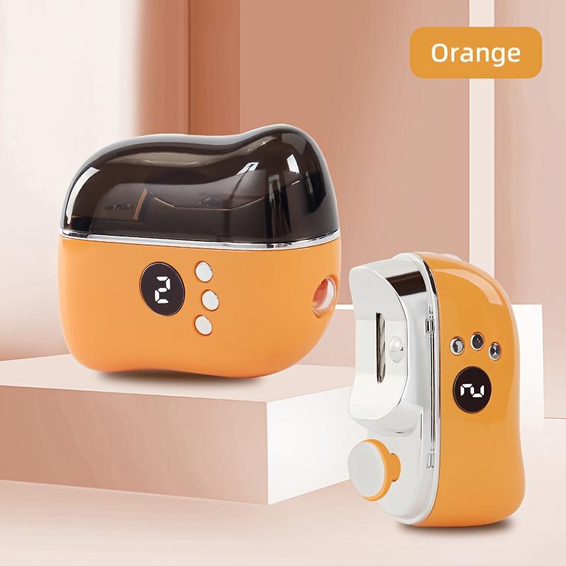 Electric Nail Clipper Grinding and Polishing with Light Automatic Nail Trimmer Rechargeable Nail Cutter Manicure for Baby Adult