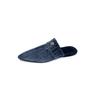 Foreign trade large size bag head retro denim women's shoes summer new women's wear comfortable soft sole thick heel slippers