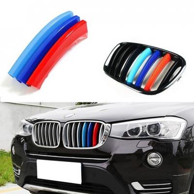 Passgenaue ///M-Farbe Nieren-Grillzierleisten für BMW F25 X3 F26 X4