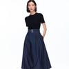 Veromoda 2025 Autumn Lyocell Blend Asymmetric Hem Dress