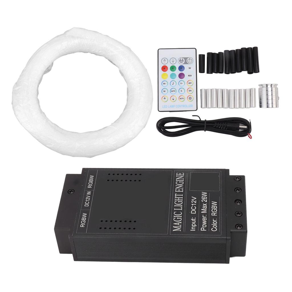 RGBW Glasfaserlichter Professionell Mehrfarbig Musikmodus Bluetooth App-Steuerung Fernbedienung Faser