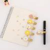 1Pc Daisy Flower Metal Pen Holder Clips Portable Paper Fix Clips Journal Notebook Pictures Pin Pocket Student School Tools