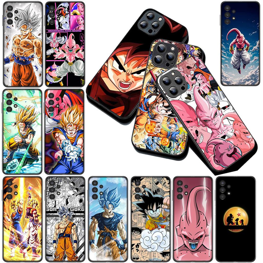 Majin Buu Dragons Balls Goku Phone Case for Samsung Galaxy S20 S22 S21 FE Ultra Plus A07 A17 A15 A16 A25 A57 A37 Cover