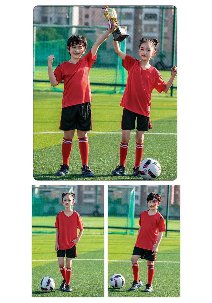 Kids' Summer Soccer Training Set - Boys & Girls Team Uniform