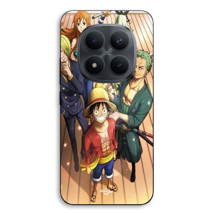 Coque téléphone - MANIACASE - Xiaomi Redmi Note 15 Pro 5G - Silicone TPU - One Piece (manga) - Noir