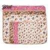 Dog Cat Bed Printed Cushion Portable Fleece Soft Comfortable Pet Blanket Paw Bone for Home