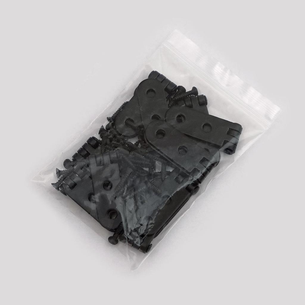 Black Retro Swivel Folding Hinge for Wooden Cabinet and Box Accessories