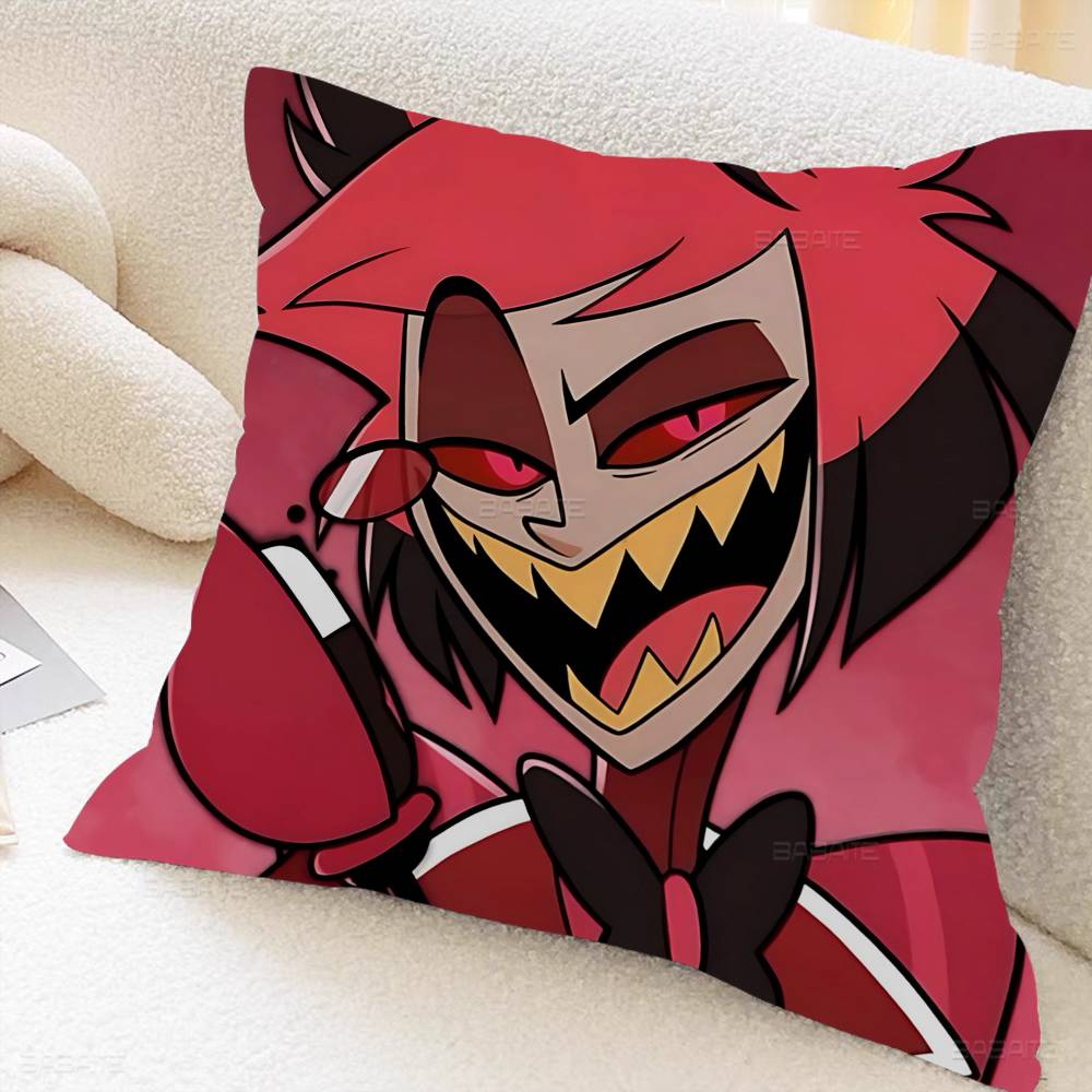 Popular Anime H-Hotel H-Hazbin Alastor Pillow Cover Design Cushion Cover Decor Holiday Decorati