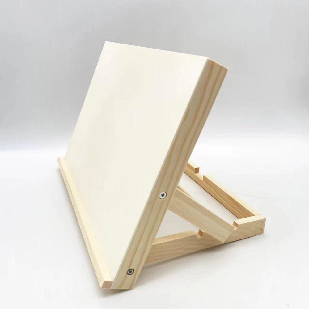 Adjustable Angle Wooden Table Easel Portable Painting Holder Tilted Drawing Board Outdoor Painting
