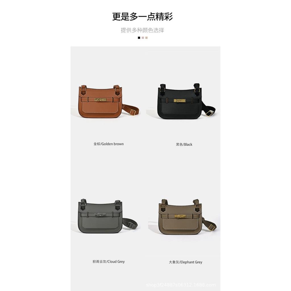 Nouveau Sac pour Femme 2024 Cuir de Vachette Mini Bohème Polyvalent Bandoulière Sac à Bandoulière en Cuir pour Femme Sens Premium Épaule Sac sous le Bras Femme