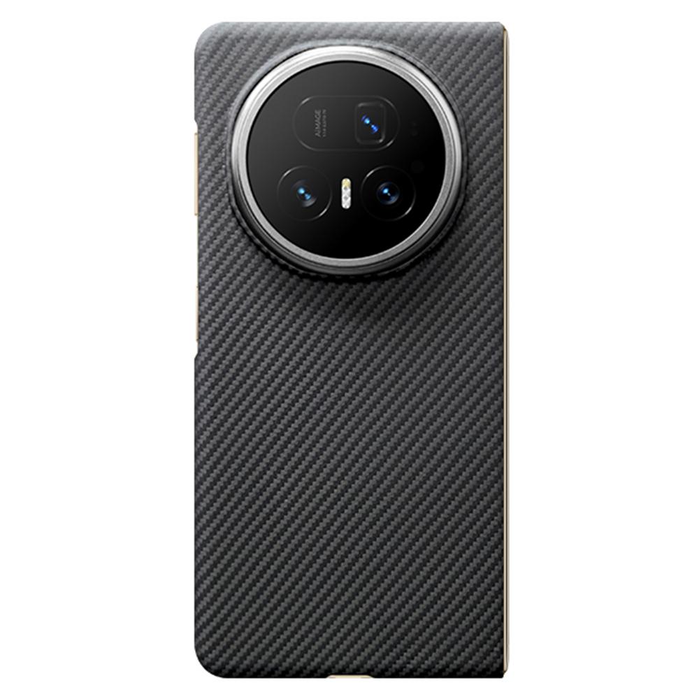 For Honor Magic V5 5G Magnetic Case Aramid Fiber 600D Fine Texture Phone Cover with Front Frame