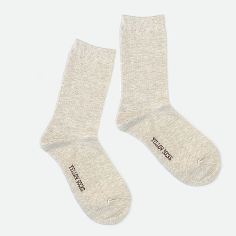 YELLOWSOCKS SOFT GOLGI OATMEAL