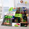 Christmas Gift Comedy Movie How the Grinch Stole Christmas Blanket Home Warming, Four Season Bed Decoration Sofa Cover Flannel Throwing Blanket K13