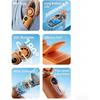 (Orange#Upgraded, -) Mini Draagbare Clipventilator - 3000mAh Oplaadbaar, 5 Standen