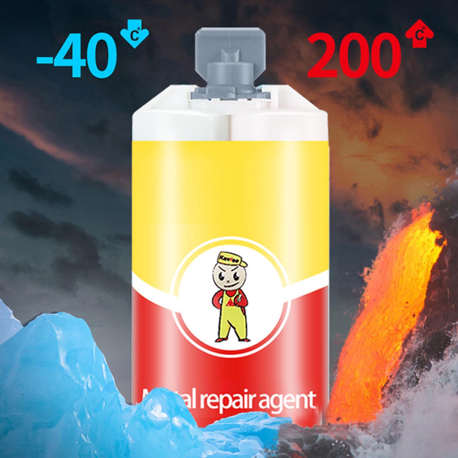 Colla Universale per Riparazioni Colla per Riparazioni Metalliche Colla per Saldature Sigillanti Resistenti ad Alte Temperature per Gioielli in Acciai