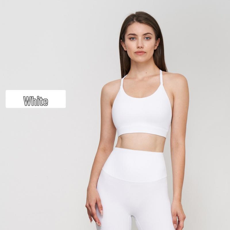 Alo Damen Stoßfester Yoga Sport-BH - Schöner Rücken Pilates Fitness-West