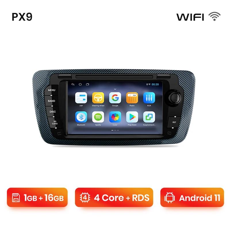 

Автомобильное радио LANGJING PX9 Plus для Seat Ibiza 6J 2009 -2013, беспроводное CarPlay, Android, интеллектуальные автомобильные системы, нет 2 din, 2din DVD