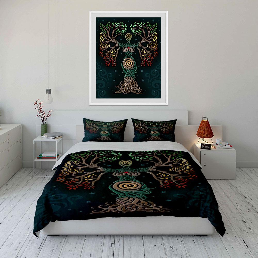 Tree with spiral patterns. Bedding sets Duvet cover sets Duvet covers Pillowcases(1 * Duvet Cover 2 * Pillowcases without duvet insert)