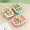 Lunch Box Sealing Leak-proof Not Afraid Of Loosening 850ml 18.3 * 13 * 6.8cm Wheat Straw Lunch Box Sealed Preservation Bento Box